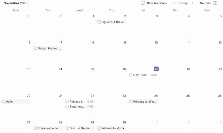 Todoist Introduces Calendar View